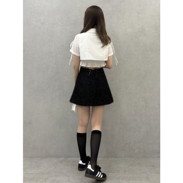 リボンスリーブショートシャツ | dazzlin | 詳細画像26 