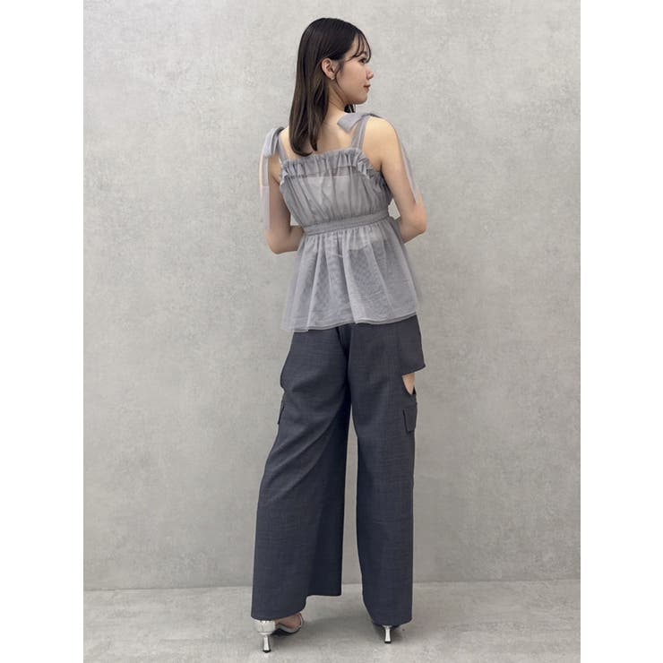 ショルダーリボンチュールペプラムビスチェ | dazzlin | 詳細画像25 