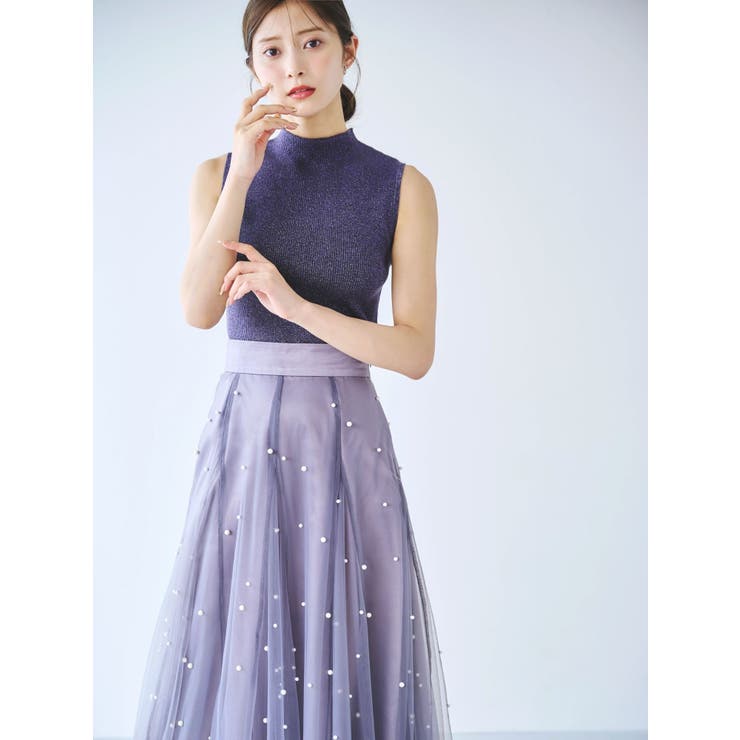 ランダムパーツチュールスカート[品番：MKSW0058646]｜dazzlin  