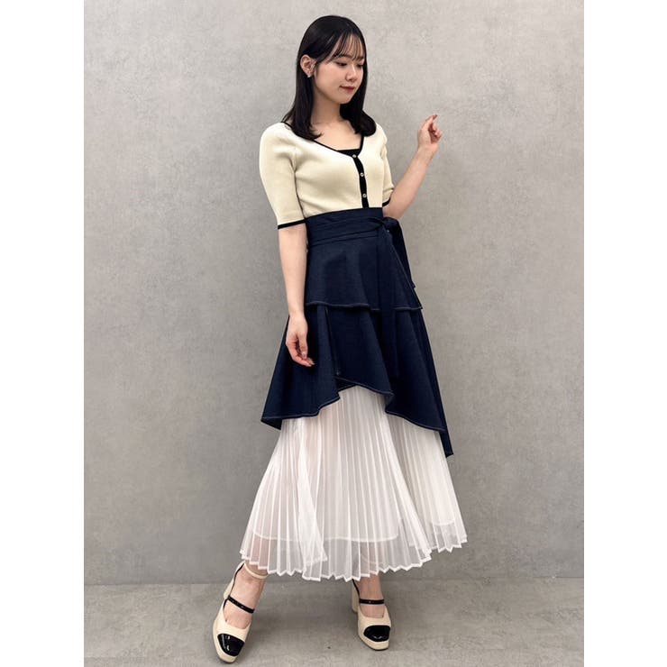 カーデタイトレイヤードトップス | dazzlin | 詳細画像29 