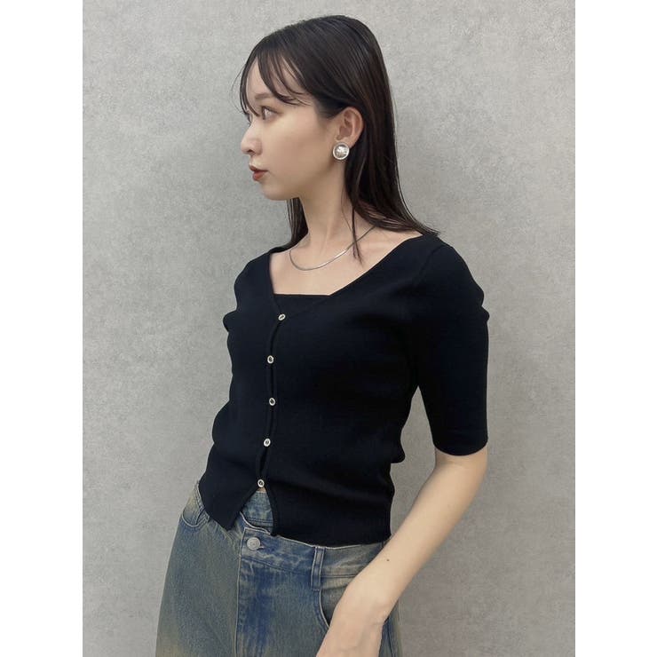 カーデタイトレイヤードトップス | dazzlin | 詳細画像3 