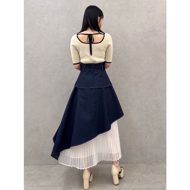 カーデタイトレイヤードトップス | dazzlin | 詳細画像30 