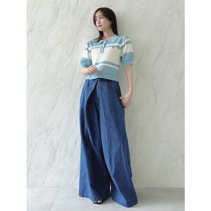 dazzlin（ダズリン）の「【POLO BCS コラボ】ケーブルポロニット