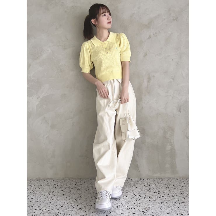 dazzlin（ダズリン）の「【POLO BCS コラボ】ケーブルポロニット