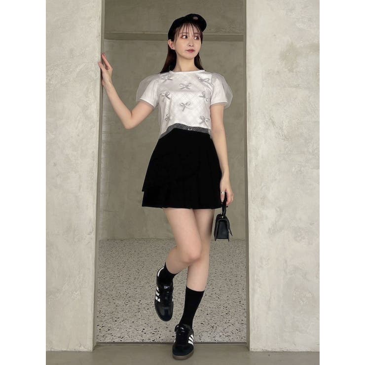 ランダムリボンシアーTシャツ | dazzlin | 詳細画像17 