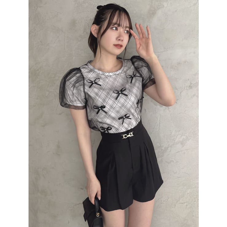 ランダムリボンシアーTシャツ | dazzlin | 詳細画像28 