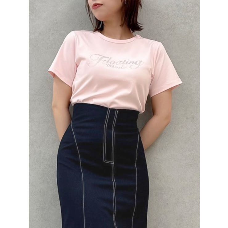 ピンク | FLOATING VIBRATO Tシャツ | dazzlin