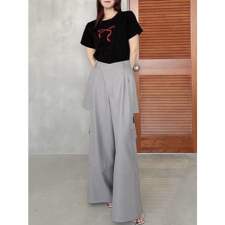 アソートリボンコンパクトTシャツ[品番：MKSW0059653]｜dazzlin