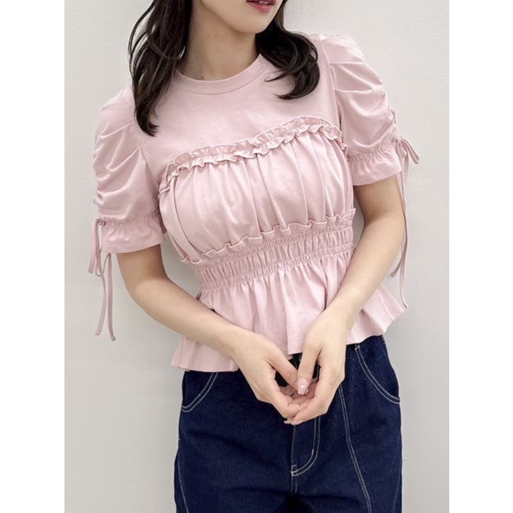antiqua フリルデザインシャツ シャツ レディース トップス 送料