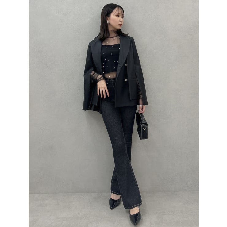 【SETUP】ダブルボタンケープテーラードジャケット※セットアップ対応 | dazzlin | 詳細画像39 