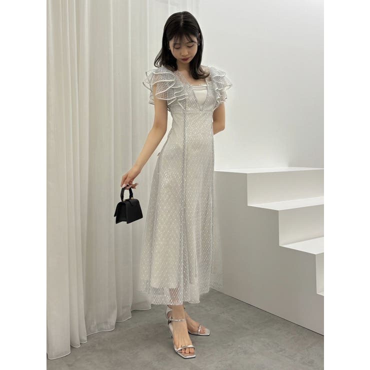 2WAYスリーブバリエーションレースドレス | dazzlin | 詳細画像12 