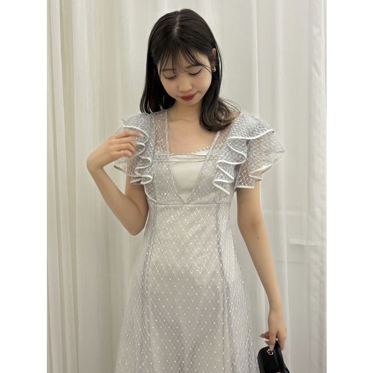 2WAYスリーブバリエーションレースドレス | dazzlin | 詳細画像18 