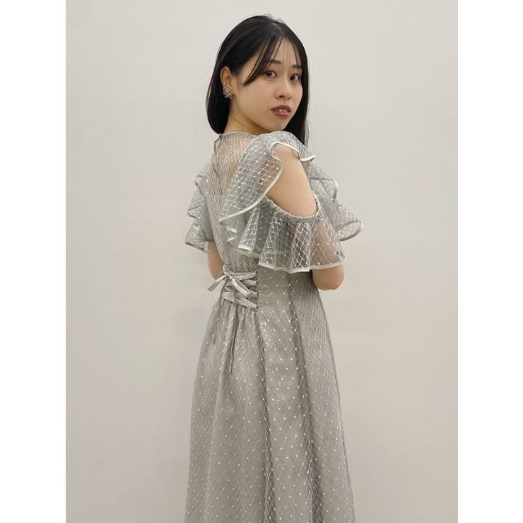 2WAYスリーブバリエーションレースドレス | dazzlin | 詳細画像25 