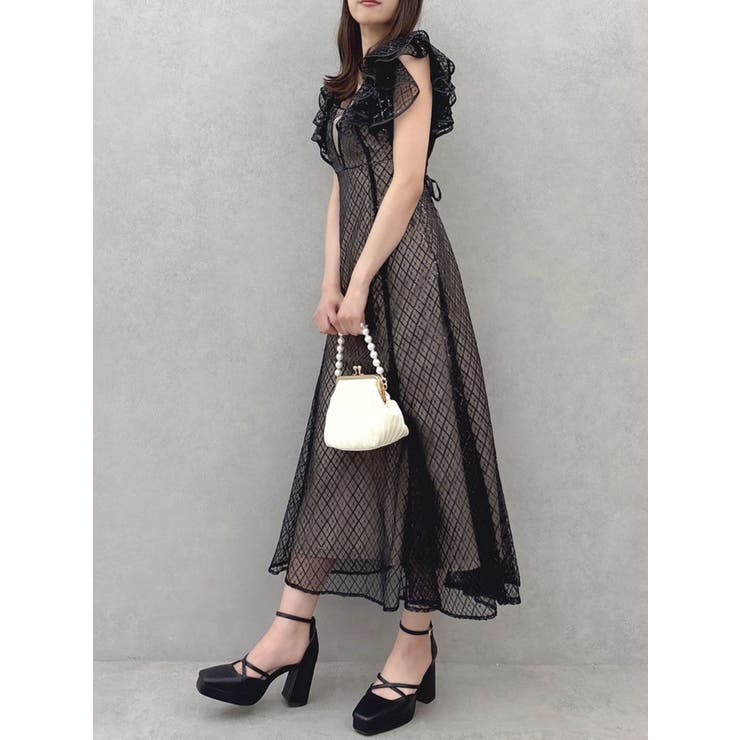 dazzlin 2WAYスリーブバリエーションレースドレス 結婚式 ドレス 2WAYスリーブバリエーションレースドレス[品番：MKSW0059423