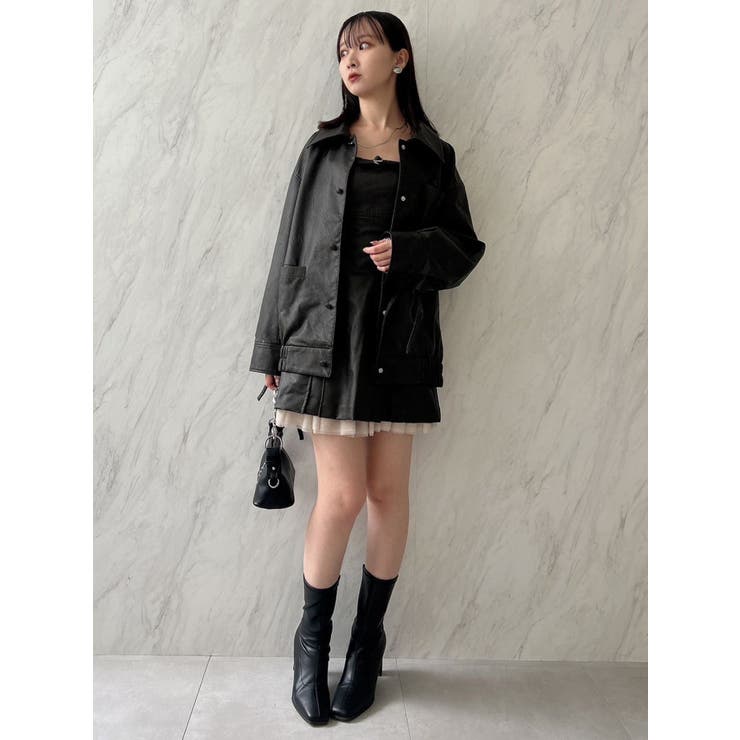 【SETUP】ヘムチュールベルトキャミワンピース※セットアップ対応 | dazzlin | 詳細画像27 