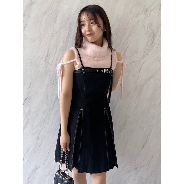 【SETUP】ヘムチュールベルトキャミワンピース※セットアップ対応 | dazzlin | 詳細画像31 