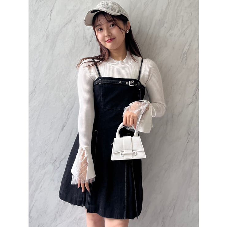 【SETUP】ヘムチュールベルトキャミワンピース※セットアップ対応 | dazzlin | 詳細画像34 