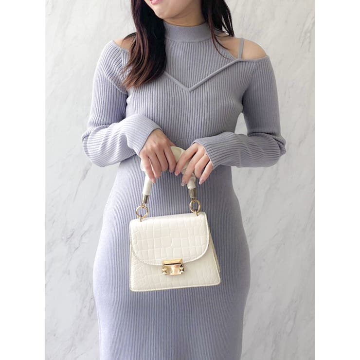 バブルヘムニットワンピース[品番：MKSW0061129]｜dazzlin（ダズリン