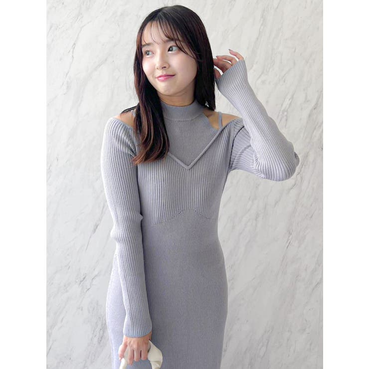 dazzlin - * dazzlin ニットワンピ バブルヘムニットワンピース[品番：MKSW0061129]｜dazzlin