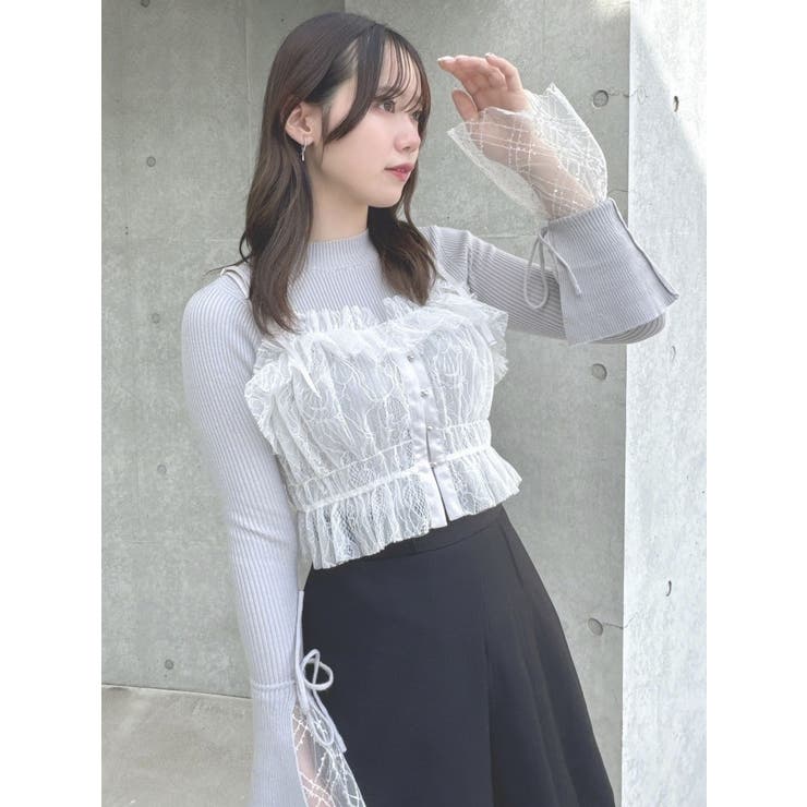 2wayチュールビスチェ | dazzlin | 詳細画像3 