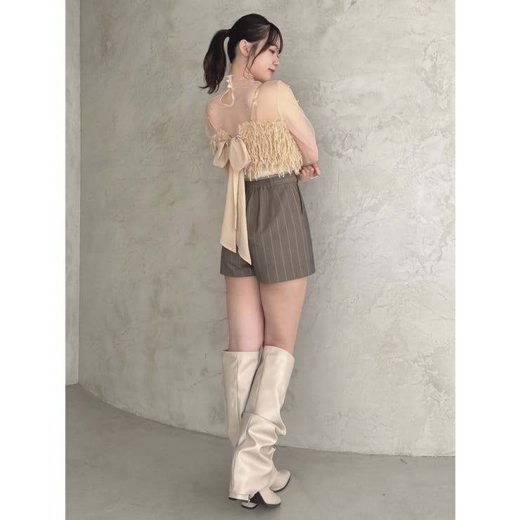 【SETUP】コンパクトショートパンツ※セットアップ対応 | dazzlin | 詳細画像24 