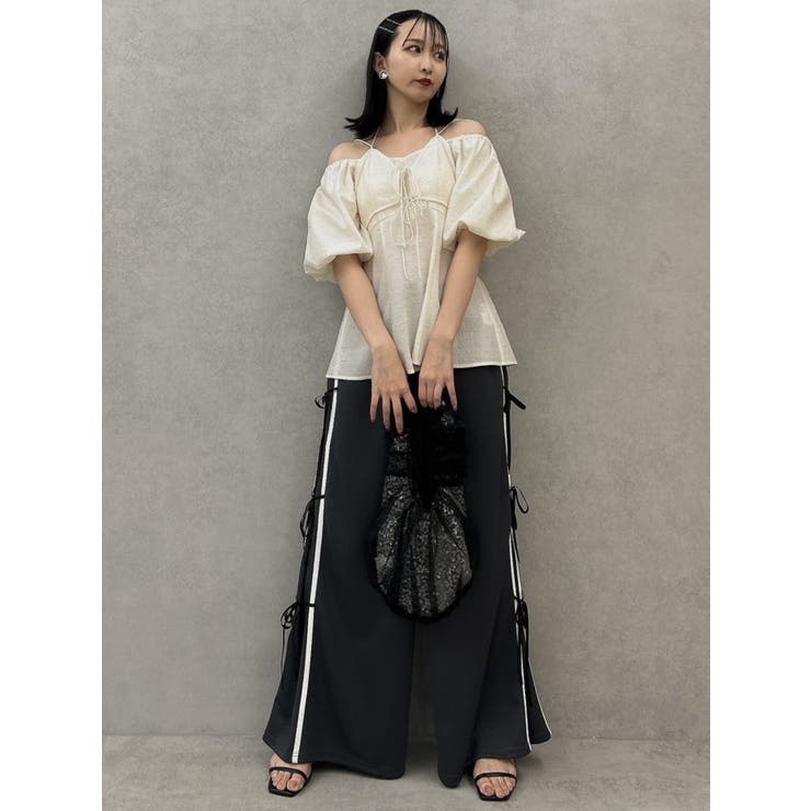 サイドリボントラックパンツ | dazzlin | 詳細画像13 