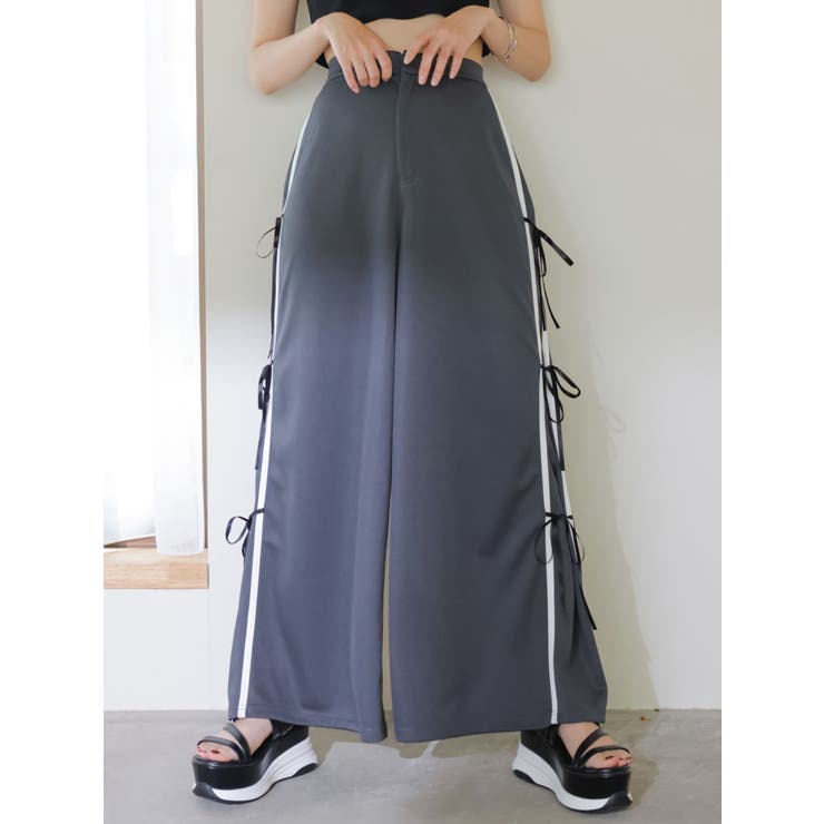 サイドリボントラックパンツ | dazzlin | 詳細画像2 