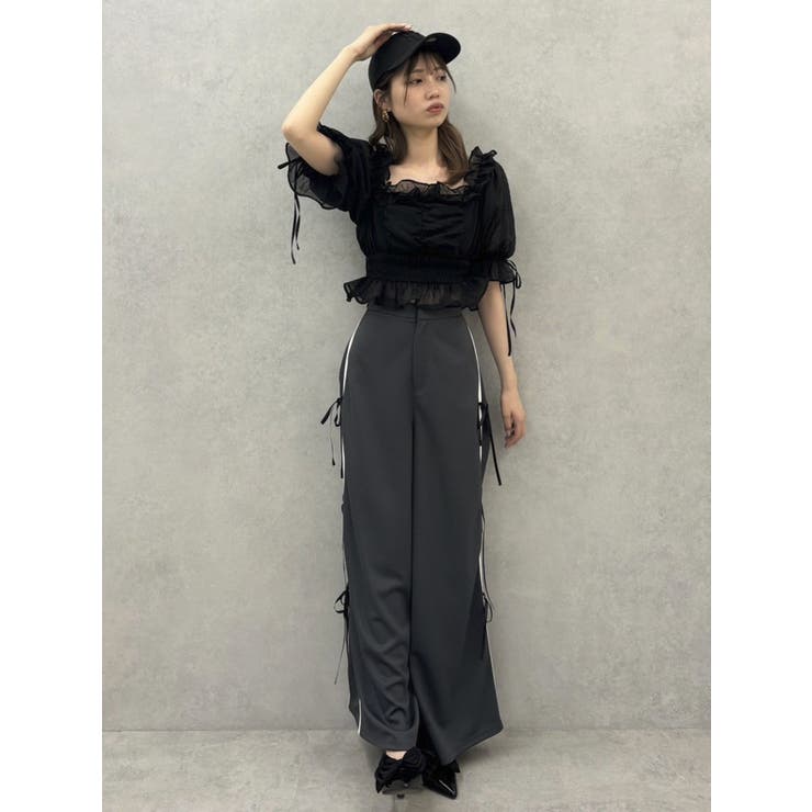 サイドリボントラックパンツ | dazzlin | 詳細画像35 