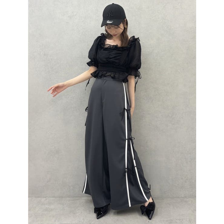 サイドリボントラックパンツ | dazzlin | 詳細画像37 