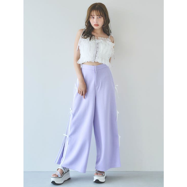 サイドリボントラックパンツ | dazzlin | 詳細画像5 