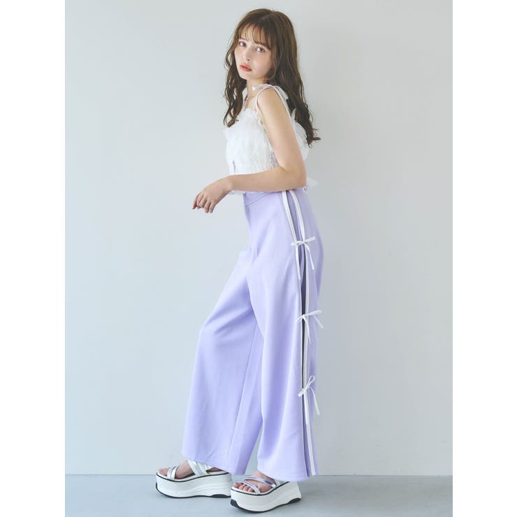 サイドリボントラックパンツ | dazzlin | 詳細画像6 