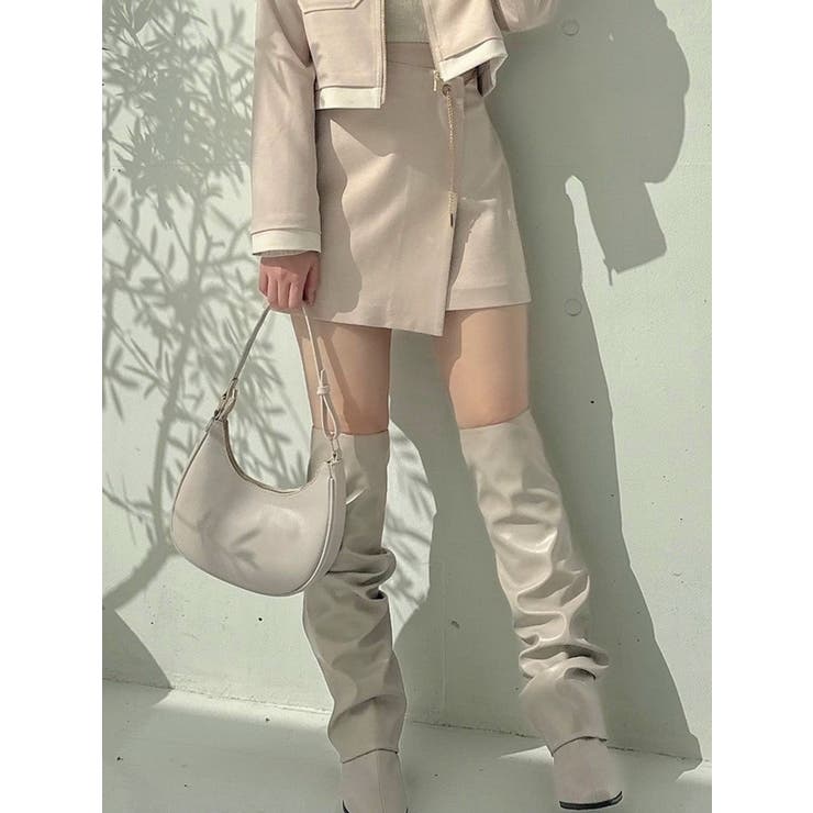 ベージュ | 【SETUP】レディミニスカート※セットアップ対応 | dazzlin