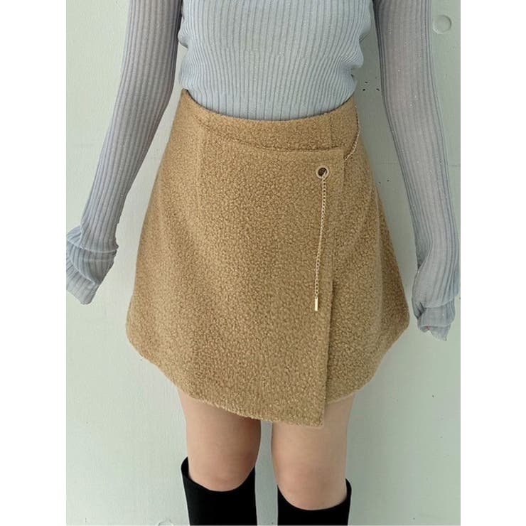 キャメル | 【SETUP】レディミニスカート※セットアップ対応 | dazzlin
