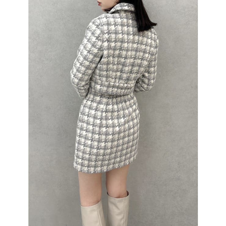 【SETUP】マテリアルコンパクトミニスカート※セットアップ対応 | dazzlin | 詳細画像31 