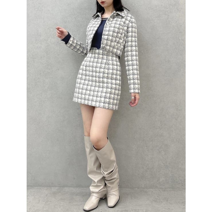 【SETUP】マテリアルコンパクトミニスカート※セットアップ対応 | dazzlin | 詳細画像33 