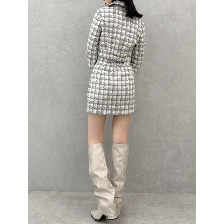 【SETUP】マテリアルコンパクトミニスカート※セットアップ対応 | dazzlin | 詳細画像34 