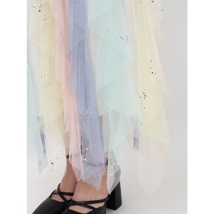 ナナイロフリルスカート | dazzlin | 詳細画像13