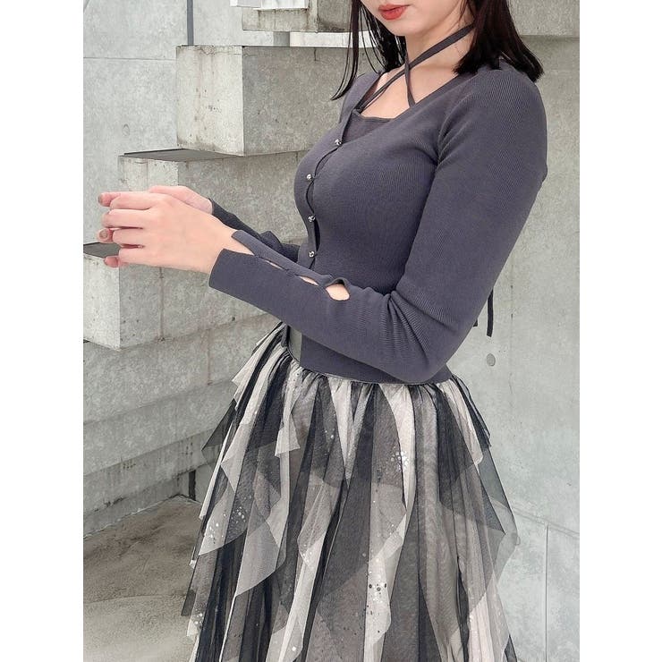 ナナイロフリルスカート | dazzlin | 詳細画像24