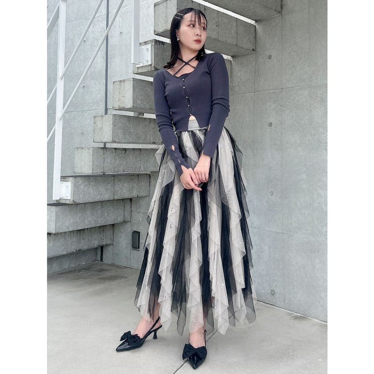 ナナイロフリルスカート | dazzlin | 詳細画像25