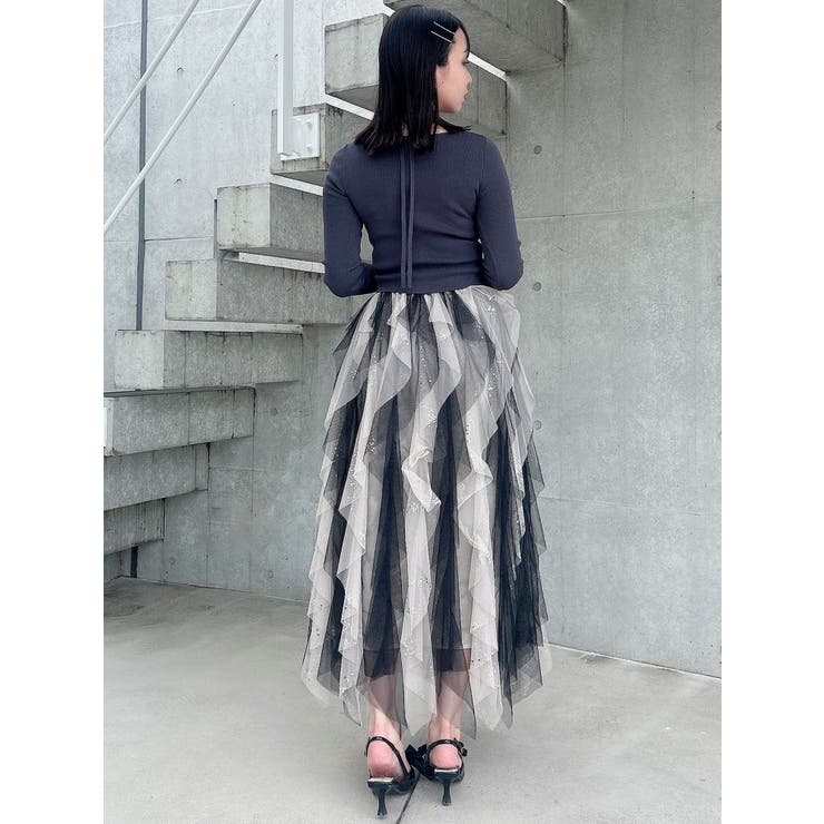 ナナイロフリルスカート | dazzlin | 詳細画像27