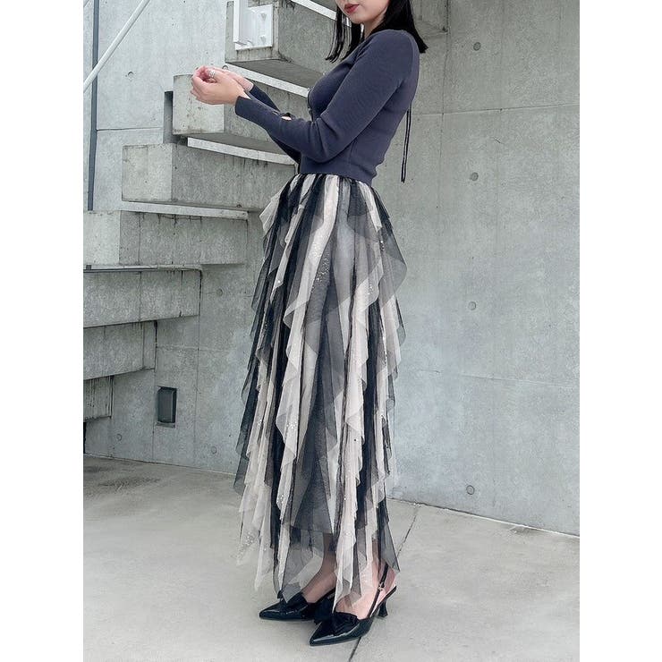 ナナイロフリルスカート | dazzlin | 詳細画像28