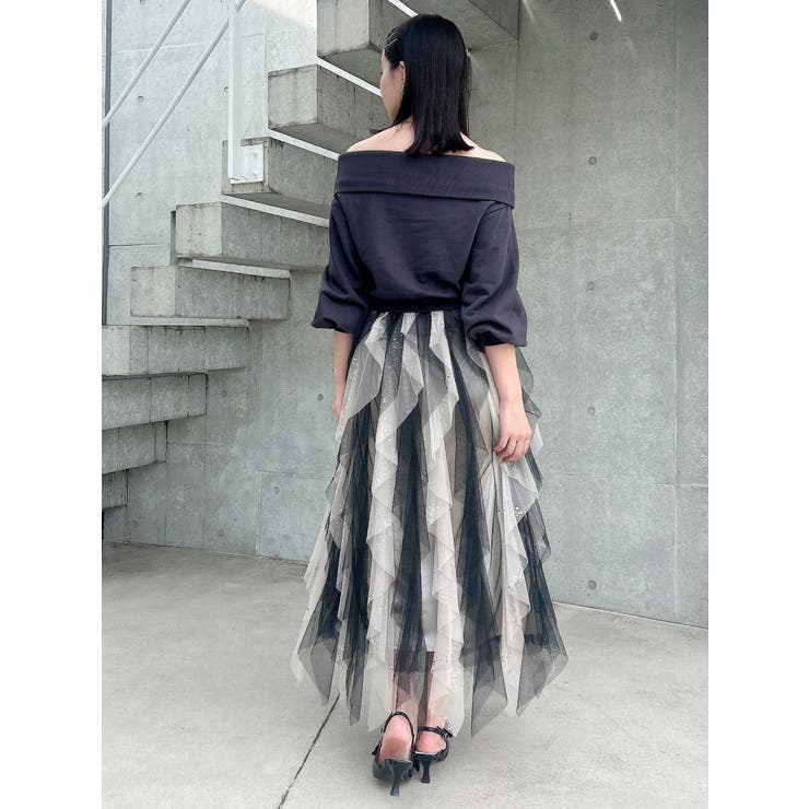 ナナイロフリルスカート | dazzlin | 詳細画像34