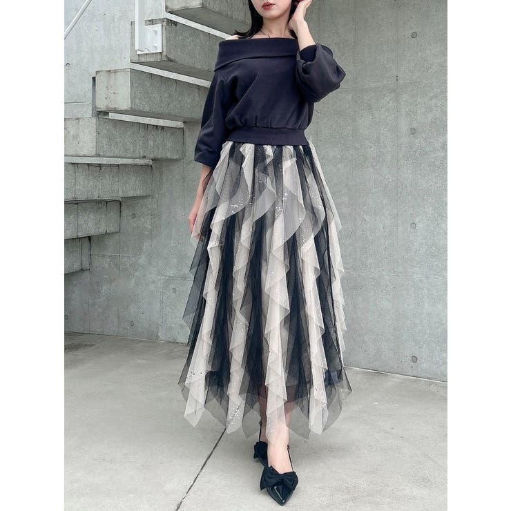 ナナイロフリルスカート | dazzlin | 詳細画像36