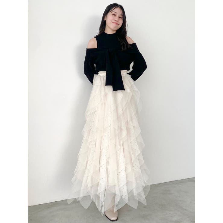 ナナイロフリルスカート | dazzlin | 詳細画像39