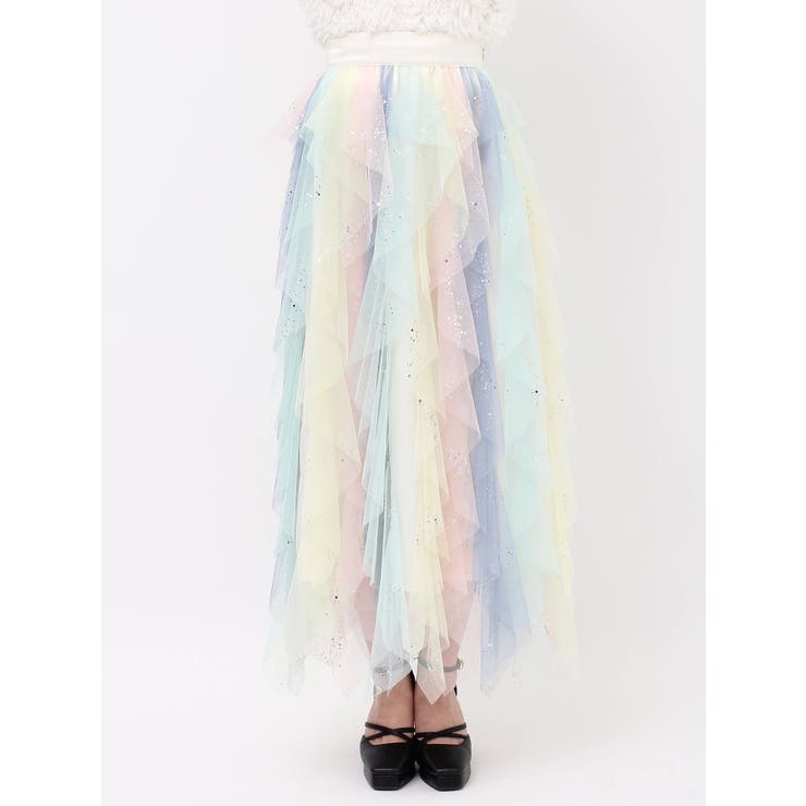 ナナイロフリルスカート | dazzlin | 詳細画像9