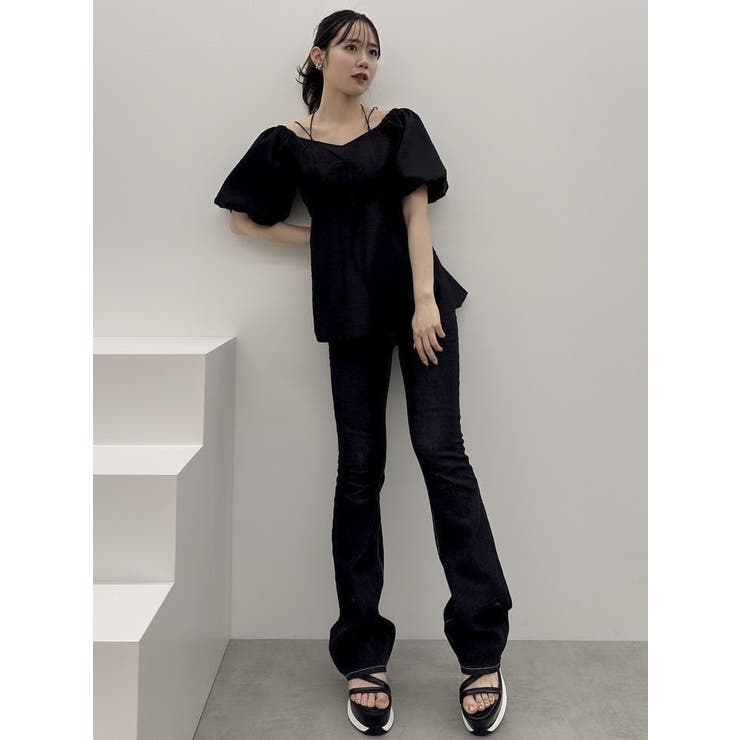 デニムフレアパンツ[品番：MKSW0059047]｜dazzlin（ダズリン）の