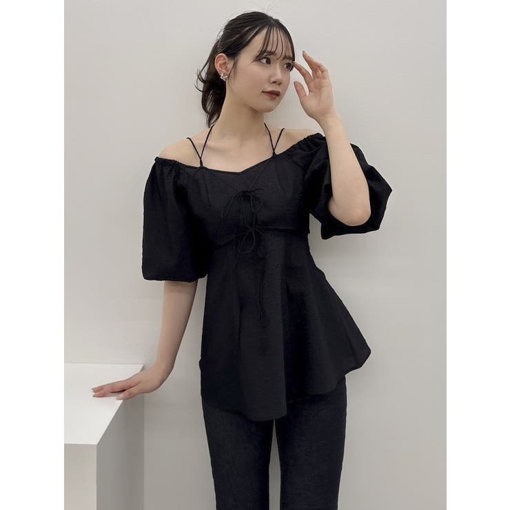 【新品タグ付】dazzlin 今季 デニムフレアパンツ ブラック M 新品タグ付き GRLグレイル Mサイズ ストレートデニムパンツ