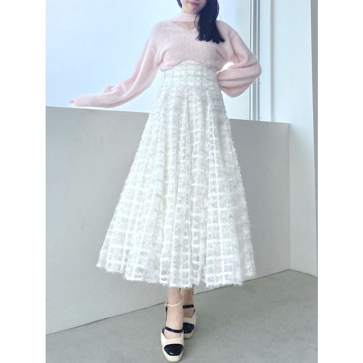 2wayシャギーミニトップス[品番：MKSW0060486]｜dazzlin（ダズリン）の