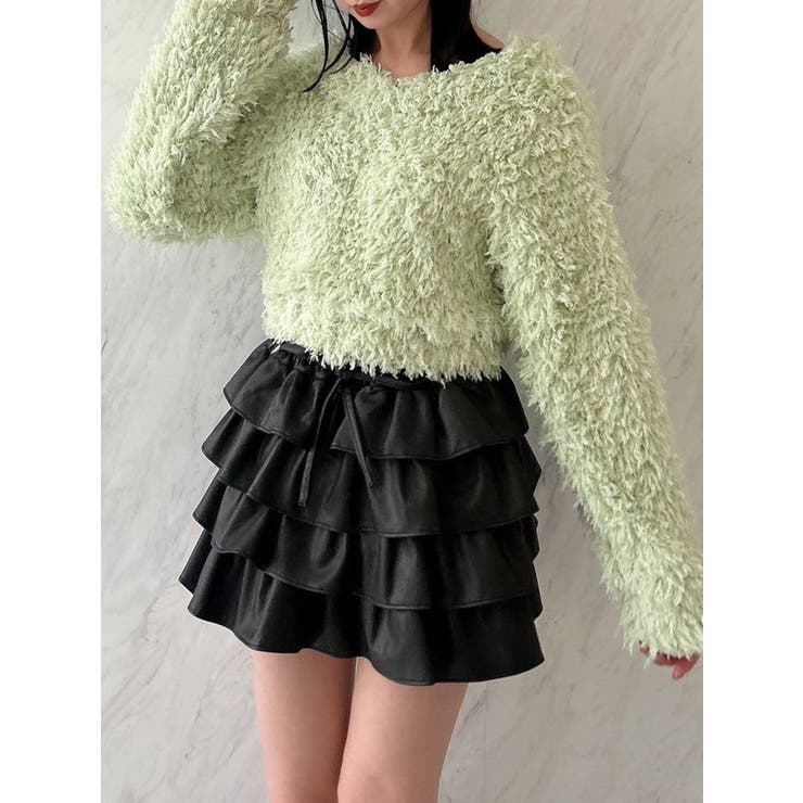 プードルボリュームカットソー | dazzlin | 詳細画像2 