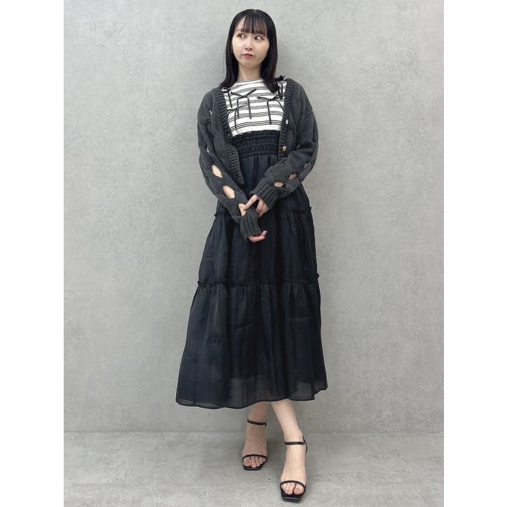 スリットケーブルニットカーディガン | dazzlin | 詳細画像15 